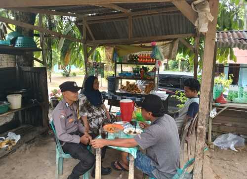 Polsek Simpang Kanan terus menggencarkan program cooling system di wilayah hukumnya. (Foto: Afrizal)